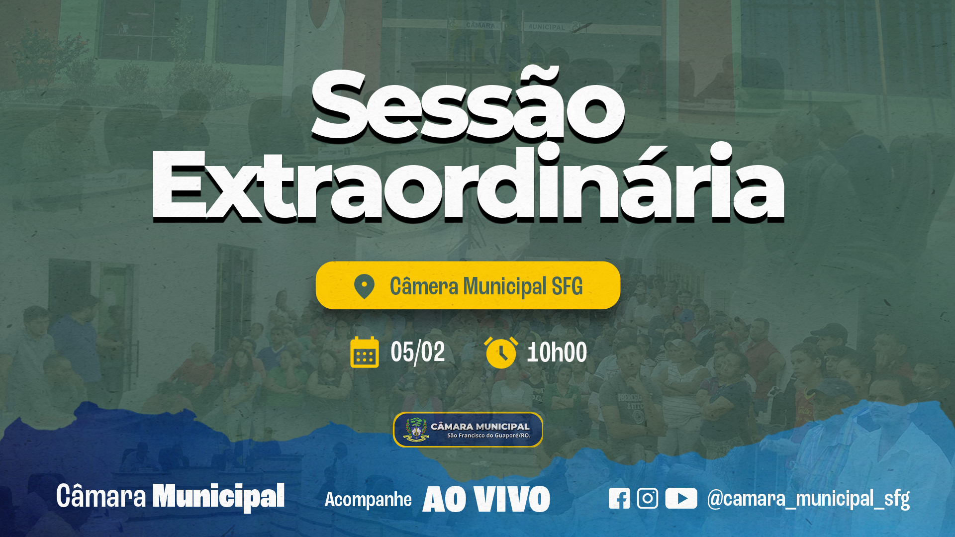 Convocação para 3ª Sessão Extraordinária, dia 05 de Fevereiro de 2025.