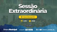 Convocação para 5ª Sessão Extraordinária, dia 13 de março de 2025.
