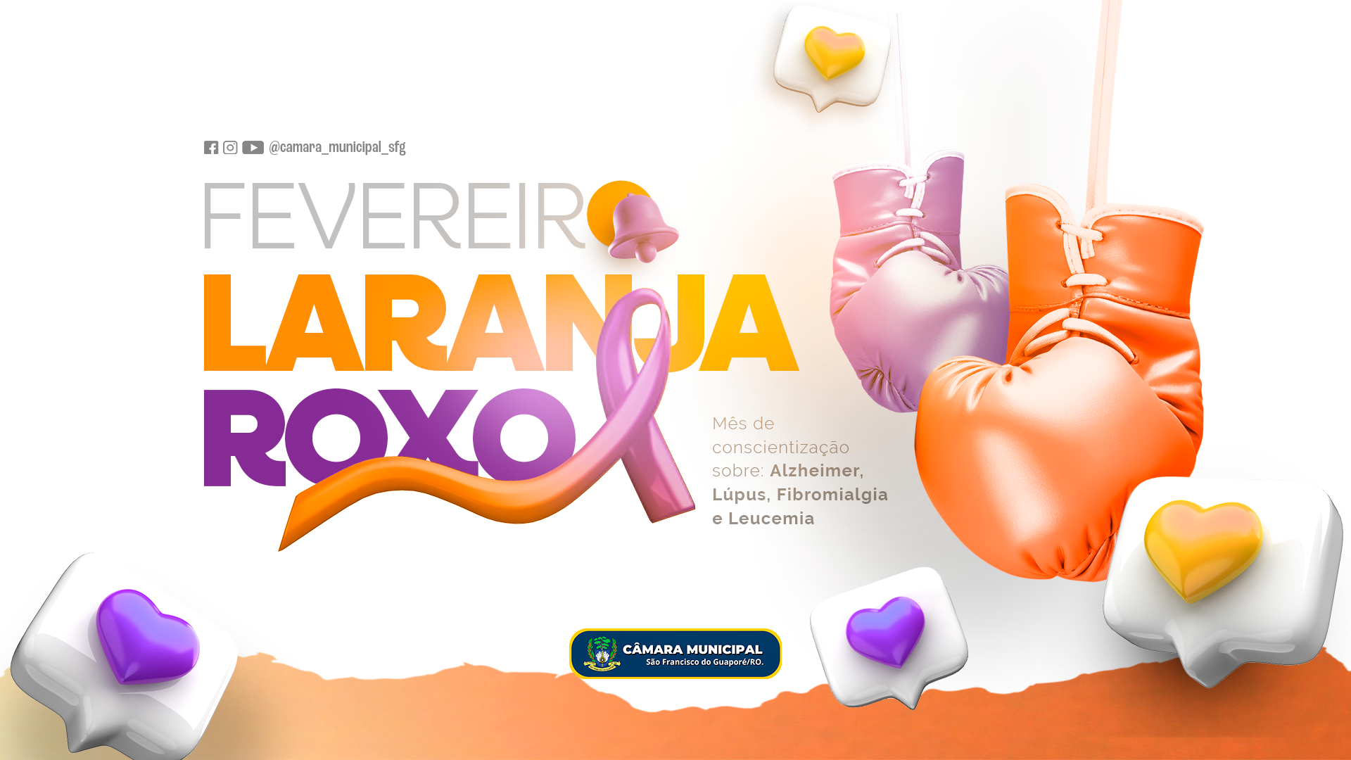 Fevereiro Roxo & Laranja