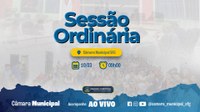 Ordem do Dia da 04ª Sessão Ordinária de quinta feira dia 10/03/2025