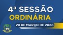 Ordem do Dia da Sessão Ordinária de segunda feira dia 20/03/2023.